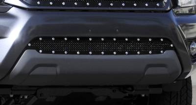 Toyota Tacoma T-Rex X-Metal Series Studded Bumper Grille - All Black - 6729381
