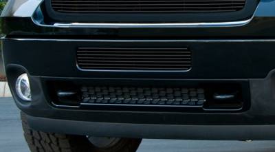 GMC Sierra T-Rex Bumper Billet Grille - All Black - 25209B