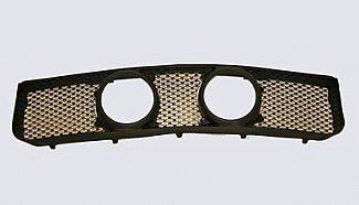 Ford Mustang Street Scene Center Light Mount Shell Black Powdercoat Grille - 950-74592