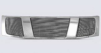 Nissan Titan Street Scene Chrome Grille Shell with 4mm Polished Billet Grille - 950-75526