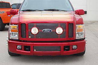 Street Scene - Ford F250 Street Scene Black Chrome Grille Generation 1 Bumper Cover - 950-76839 - Image 1