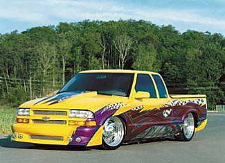 Street Scene - Chevrolet S10 Street Scene Main Grille with Lattice Type Grille Shell - 950-77220 - Image 2