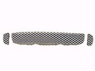Isuzu I-290 Street Scene Satin Aluminum Grille for Generation 1 Bumper Cover - 950-77243