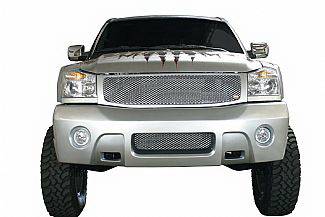 Street Scene - Nissan Titan Street Scene Custom 1 Opening Grille Shell with Satin Insert - 950-77525 - Image 2