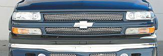 Street Scene - Chevrolet Silverado Street Scene Paintable Grille Shell with Bow Tie Mount & Satin Grille Insert - 950-77560 - Image 3