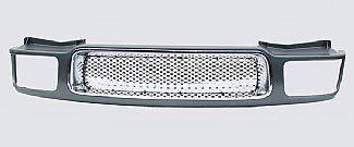 GMC S15 Street Scene Black & Chrome Shell with Chrome Speed Grille Insert - 950-78544