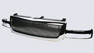 GMC Sierra Street Scene Chrome Grille Shell with Chrome Speed Grille - 950-78567