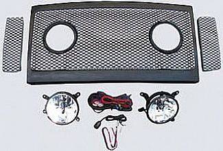 Ford Superduty Street Scene Grille Shell Surround with Light Kit - Chrome - 950-78582