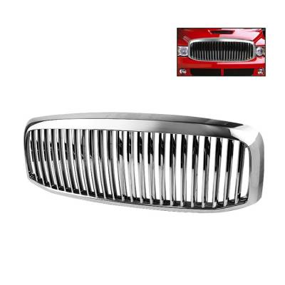 Dodge Ram Spyder Front Grille - Chrome - GRI-SP-DR06-C