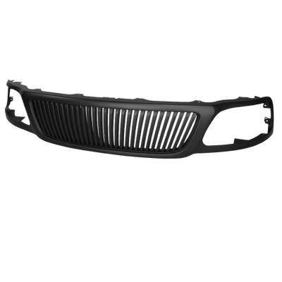 Ford F150 Spyder Vertical Front Grille - Black - GRI-SP-FF15099-V-BK