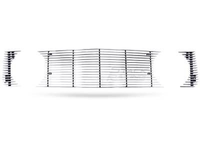 Ford Mustang Stack Racing Billet Upper Grille - GRL-05-GT-NPC