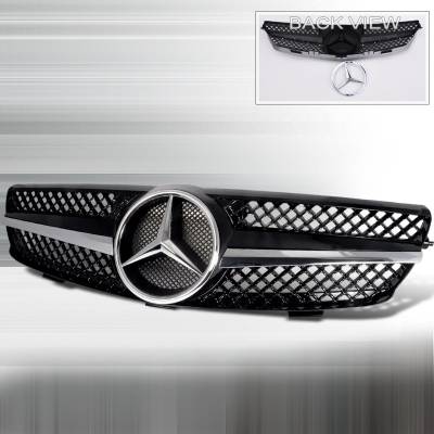 Mercedes-Benz CL Class Spec-D Front Grille - Black - HG-BW20903JMSL