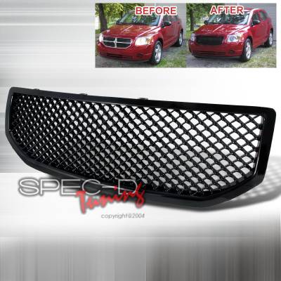 Dodge Caliber Spec-D Mesh Grille Black - HG-CAL06JM