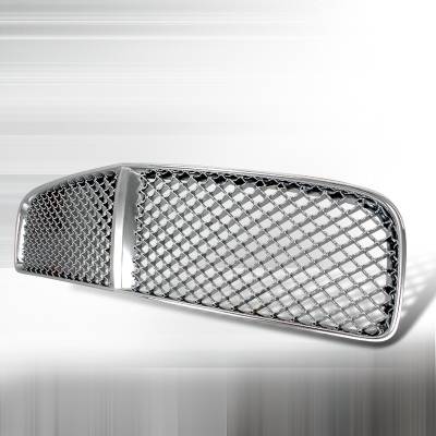 Dodge Charger Spec-D Mesh Grille - Chrome - HG-CHG05C