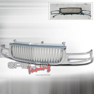 GMC Denali Spec-D Vertical Grille - Chrome - HG-DEN00CVT