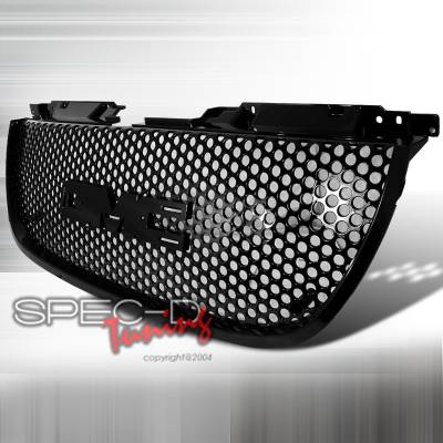 GMC Yukon Spec-D Punch Hole Style Mesh Grille - Black - HG-DEN07JMO