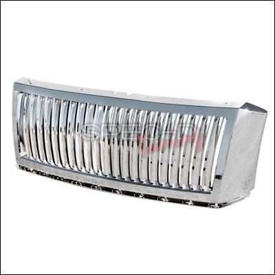Ford Expedition Spec-D Vertical Grille - Chrome - HG-EPED07CVT