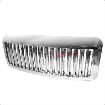 Ford F250 Spec-D Vertical Grille - Chrome - HG-F25008CVT