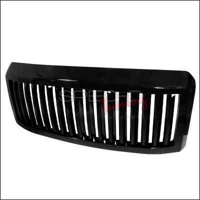 Ford F250 Spec-D Vertical Grille - Black - HG-F25008JMVT