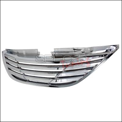 Hyundai Sonata Spec-D Front Grille - Chrome - HG-SON10C-GL