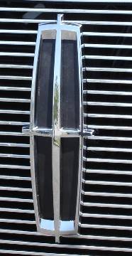 Lincoln Mark T-Rex Billet OE Logo Mounting Plate - Black Powder Coat - 19556