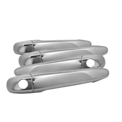 Toyota Camry Spyder Door Handle - With Passenger Side Key Hole - Chrome - CA-DH-TT05-4D-WP
