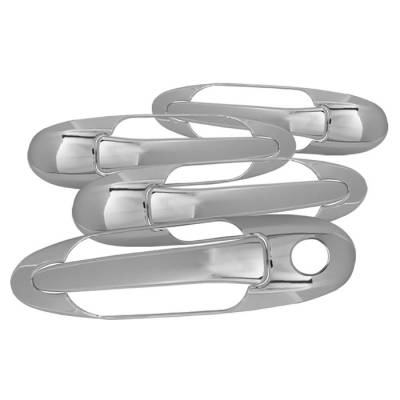 Toyota Sequoia Spyder Door Handle - With Passenger Side Key Hole - Chrome - CA-DH-TTUN06-4D-NP