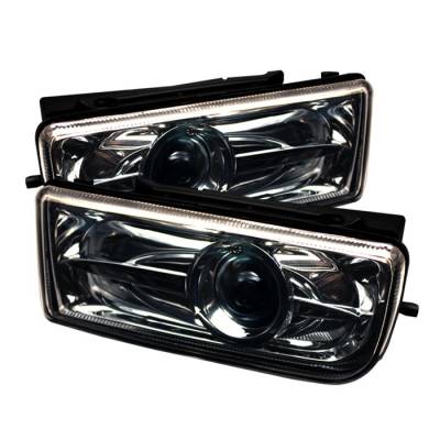 BMW 3 Series Spyder Projector Fog Lights - Smoke - FL-BE3691-P-SM