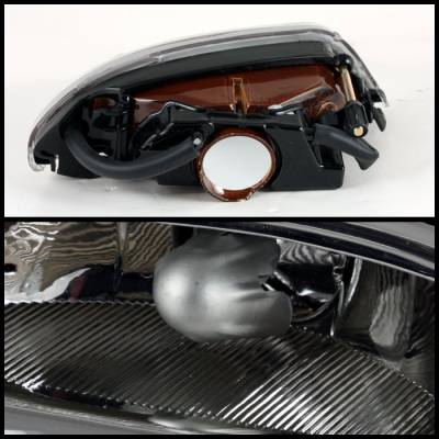 Spyder - Mercedes-Benz ML Spyder Fog Lights - No Switch - Chrome - FL-CH-MBW16398-C - Image 2