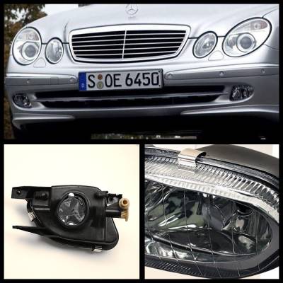 Spyder - Mercedes-Benz C Class Spyder Fog Lights - No Switch - Euro - FL-CH-MBW21103-E - Image 2
