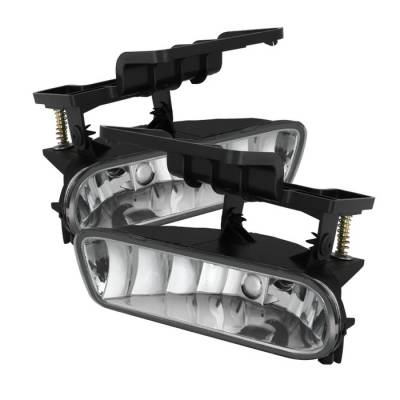 Spyder - Chevrolet Silverado Spyder Fog Lights - No Switch - Clear - FL-CL-CS99 - Image 1