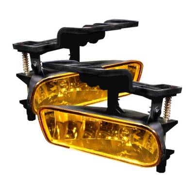 Spyder - Chevrolet Silverado Spyder Fog Lights - No Switch - Yellow - FL-CL-CS99-Y - Image 1