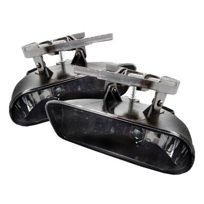 GMC Sierra Spyder OEM Fog Lights - No Switch - Smoke - FL-CL-GMCY99-SM