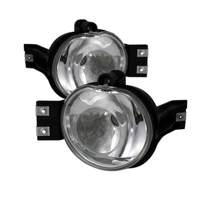 Dodge Ram Spyder Crystal Fog Lights - No Switch - Euro Clear - FL-DR02-E
