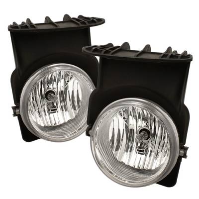 GMC Sierra Spyder OEM Fog Lights - Clear - FL-GS03-C