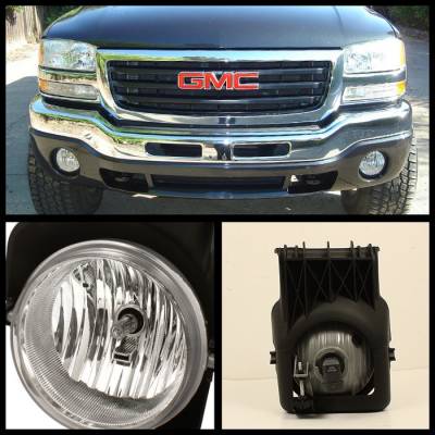 Spyder - GMC Sierra Spyder OEM Fog Lights - Clear - FL-GS03-C - Image 2