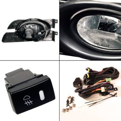 Spyder Auto - Honda Accord 4DR Spyder OEM Fog Lights -Clear - FL-HA01-4D-C - Image 2