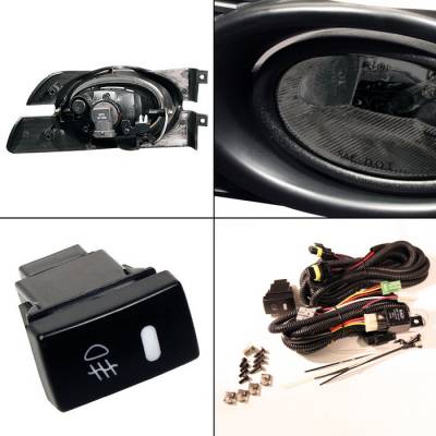 Spyder Auto - Honda Accord 4DR Spyder OEM Fog Lights - Smoke - FL-HA01-4D-SM - Image 2