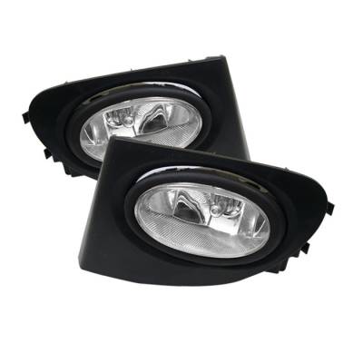 Honda Civic HB Spyder OEM Fog Lights - Clear - FL-HC03SI-3D