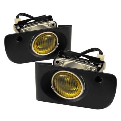 Honda Civic 4DR Spyder OEM Fog Lights - Yellow - FL-HC92-4D-Y