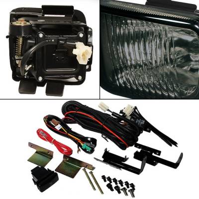 Spyder - Honda Civic Spyder OEM Fog Lights - Smoke - FL-HC96-SM - Image 2