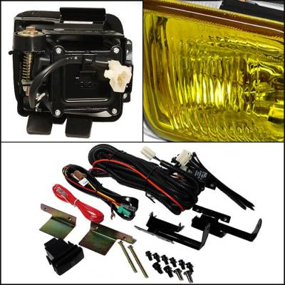 Spyder - Honda Civic Spyder OEM Fog Lights - Yellow - FL-HC96-Y - Image 2