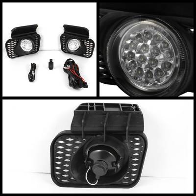 Spyder - Chevrolet Silverado Spyder LED Fog Lights - FL-LED-CSIL03-C - Image 2
