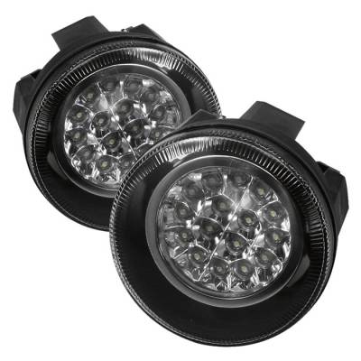 Spyder - Dodge Dakota Spyder LED Fog Lights - Clear - FL-LED-DDAK01-C - Image 1