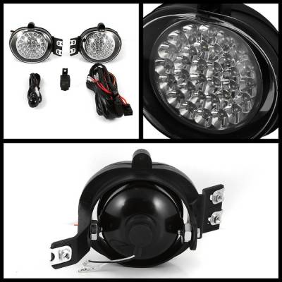 Spyder - Dodge Durango Spyder LED Fog Lights - Clear - FL-LED-DRAM02-C - Image 2
