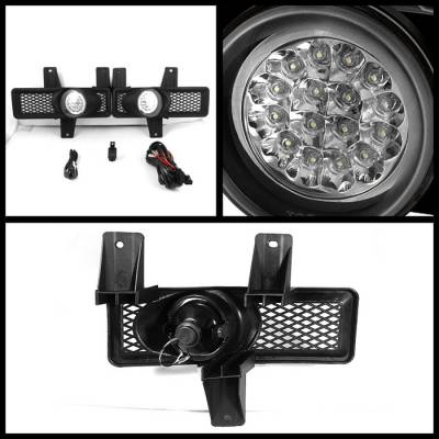 Spyder - Ford F150 Spyder LED Fog Lights - Clear - FL-LED-FF15097-C - Image 2