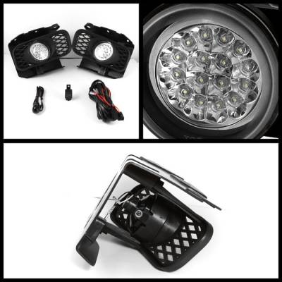 Spyder - Ford Expedition Spyder LED Fog Lights - Clear - FL-LED-FF15099-C - Image 2