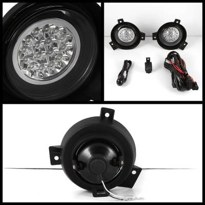 Spyder - Ford Ranger Spyder LED Fog Lights - Clear - FL-LED-FR01-C - Image 2