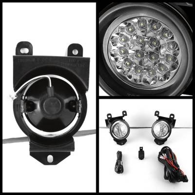 Spyder - GMC Sierra Spyder LED Fog Lights - Clear - FL-LED-GD99-C - Image 2