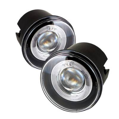 Dodge Charger Spyder Projector Fog Lights - Clear - FL-P-C300C05-HL